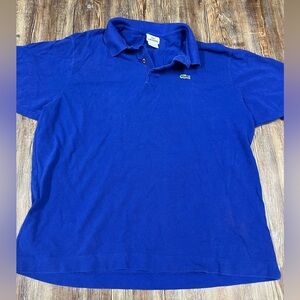 Lacoste blue preppy polo shirt Size 8